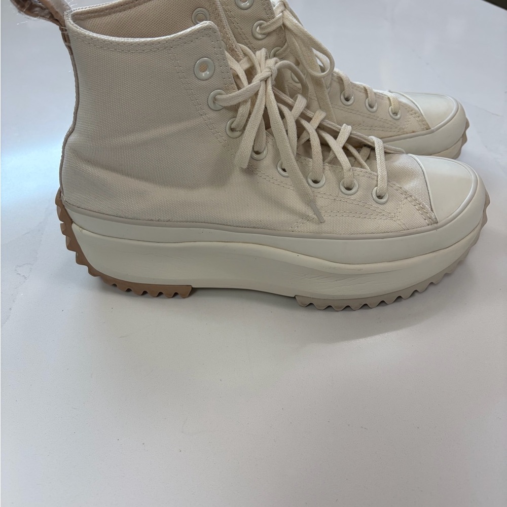 Converse Run Star Hike platform shoes.